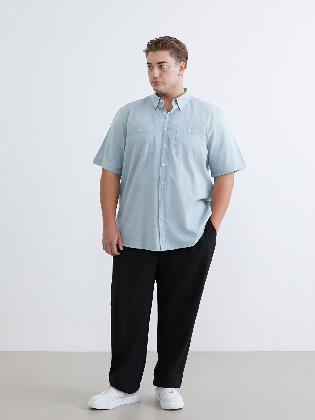 PLAVA Košulja Muškarac-5