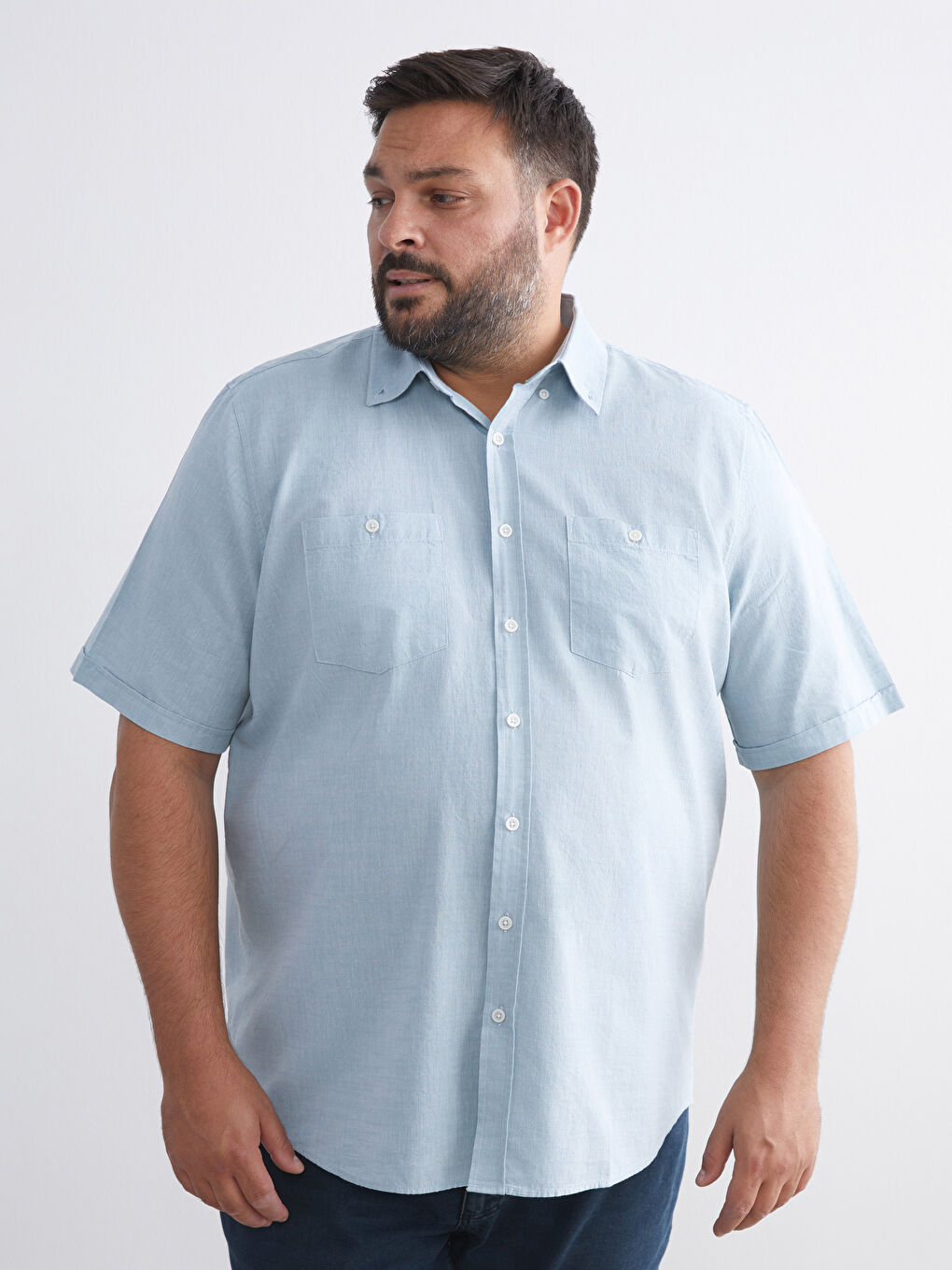 PLAVA Košulja Muškarac