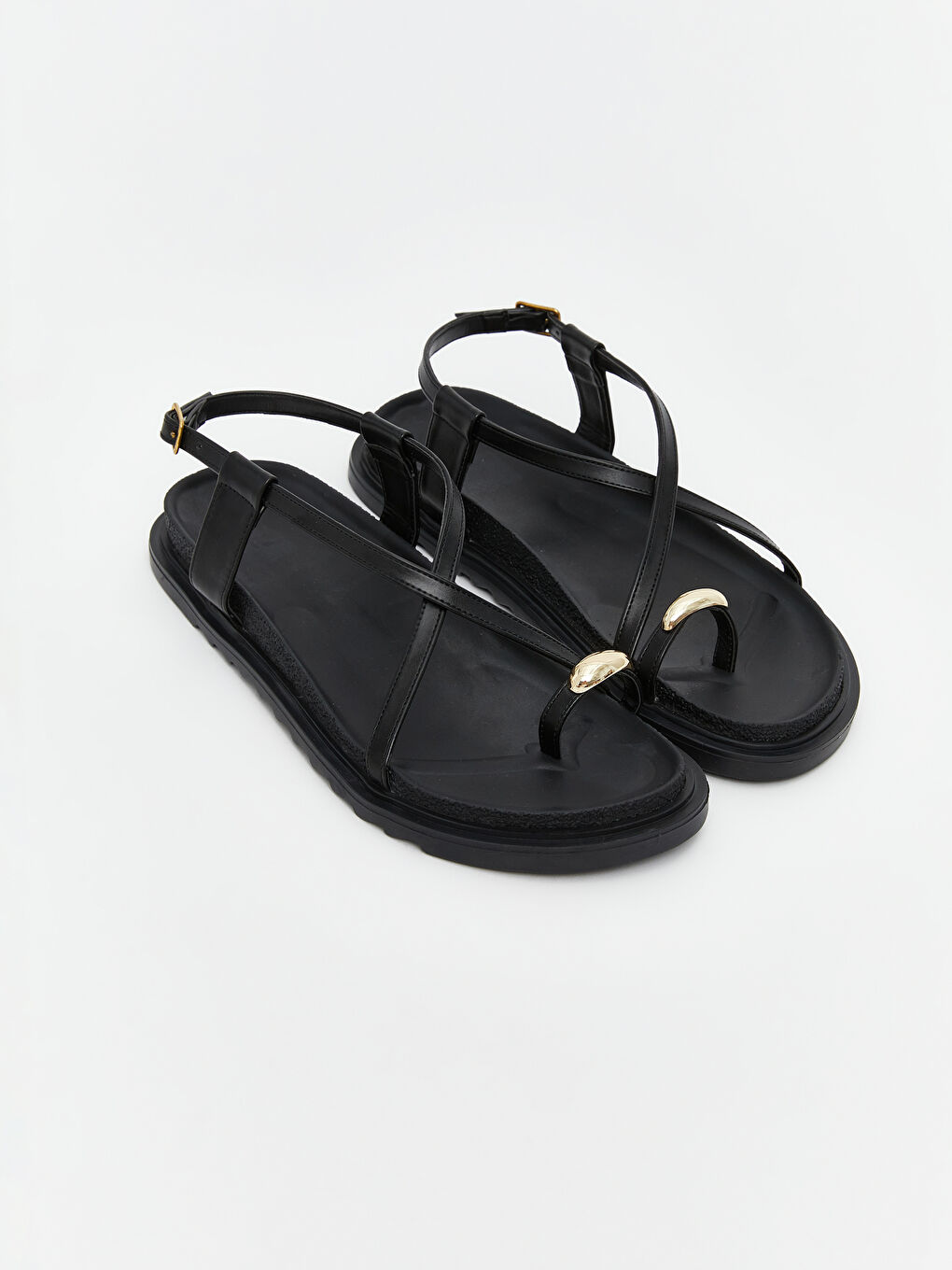 LCW STEPS Faux Leather Women's Sandals -W5KU03Z8-HUC