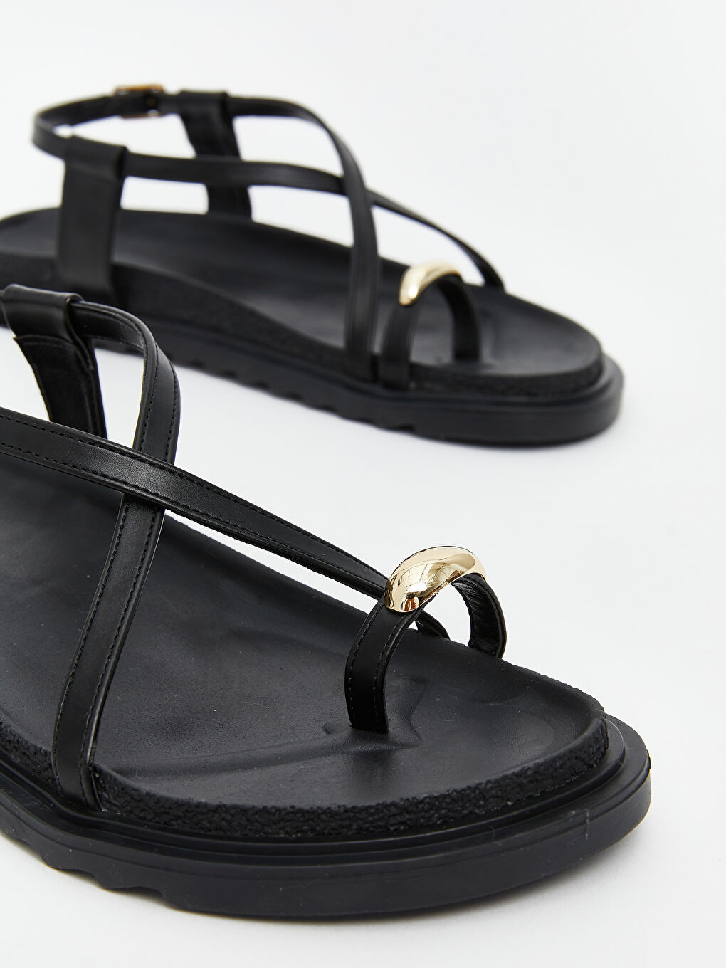 LCW STEPS Faux Leather Women's Sandals -W5KU03Z8-HUC