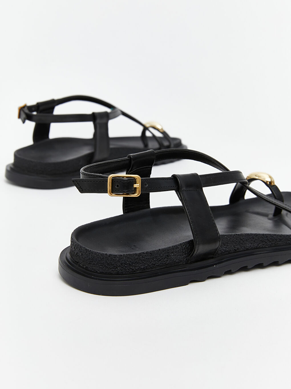 LCW STEPS Faux Leather Women's Sandals -W5KU03Z8-HUC
