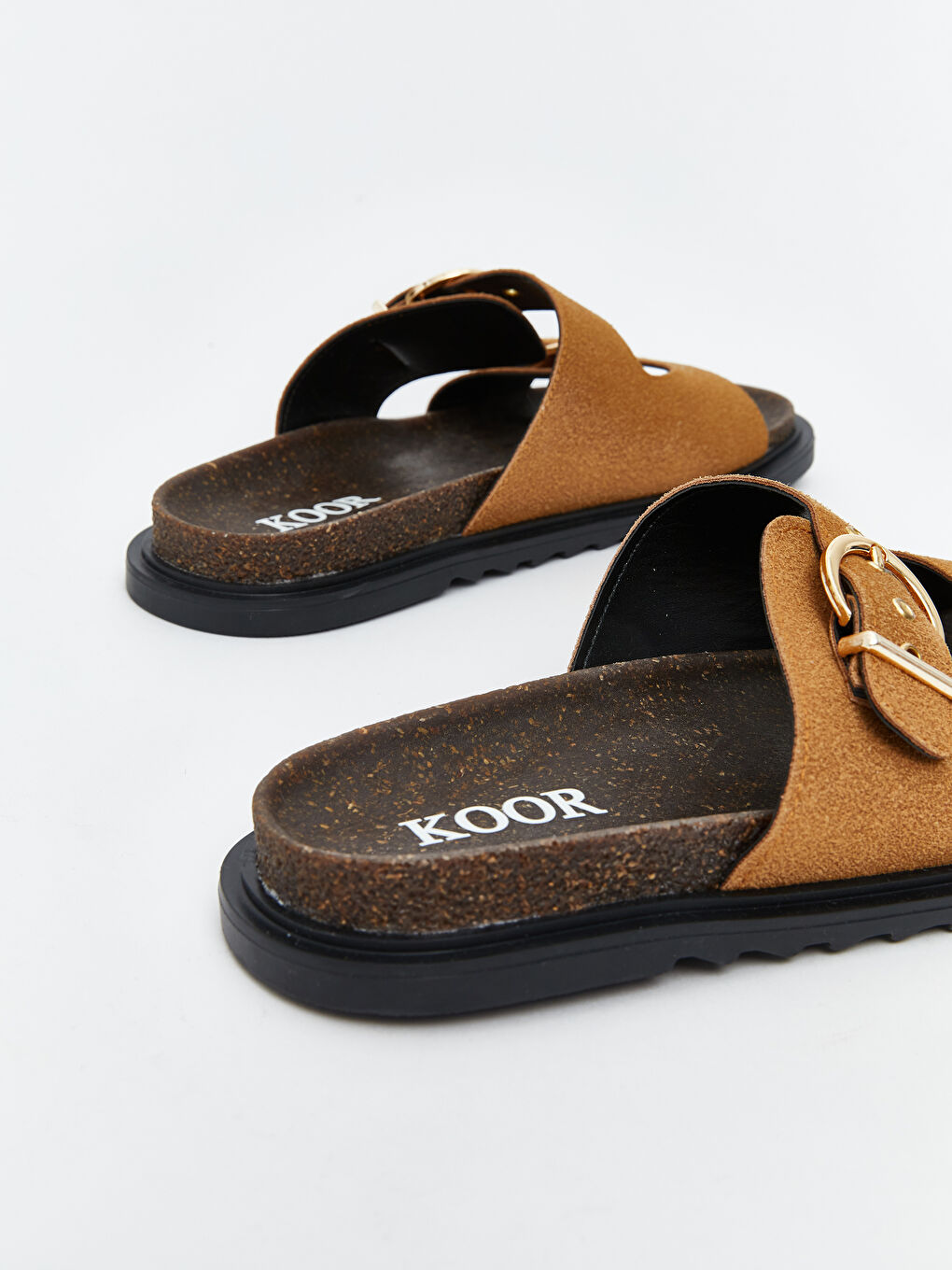 Bej Süet Görünümlü Kadın Terlik-4