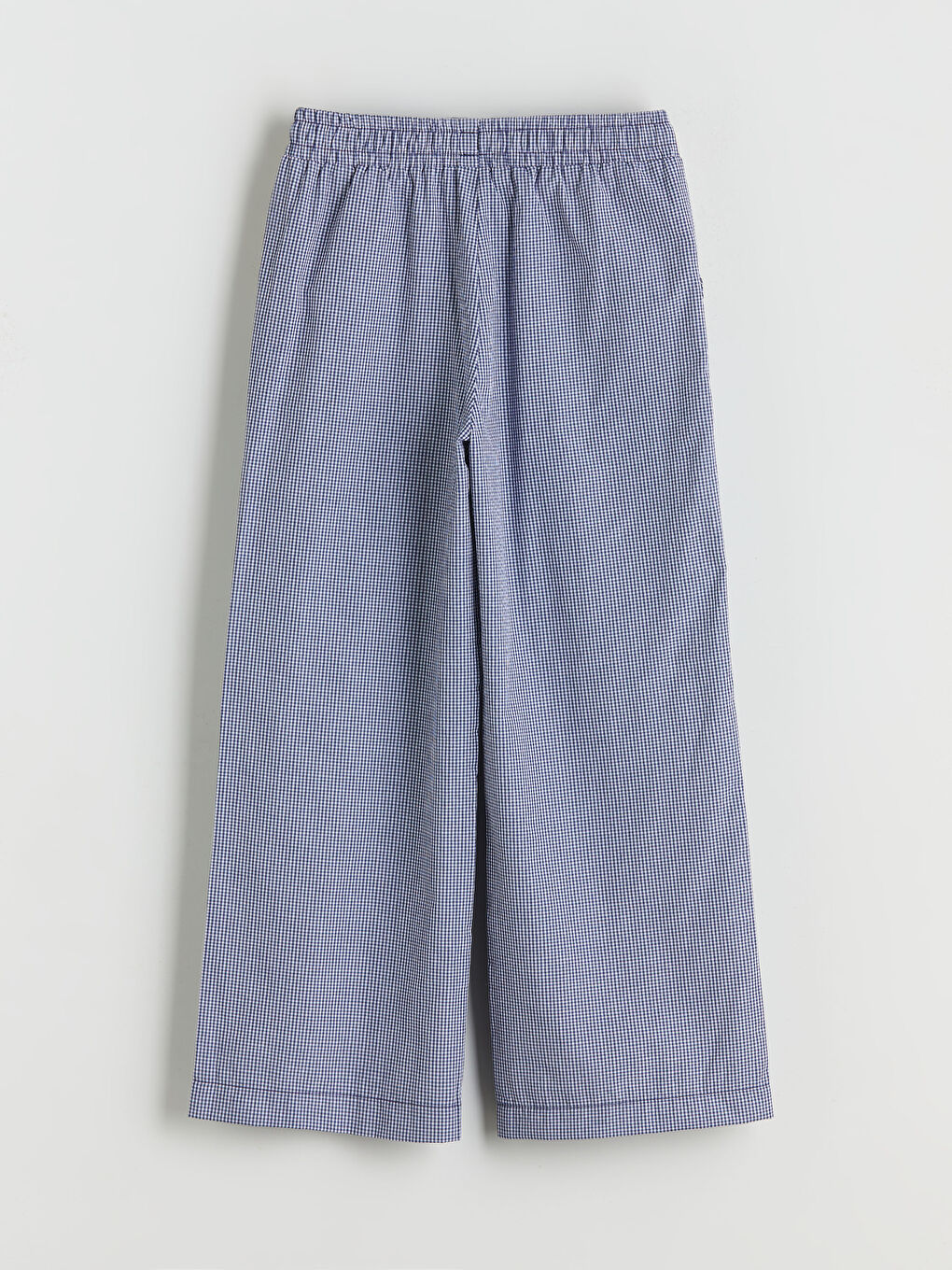 Elasticated Waist Plaid Girls' Trousers-1