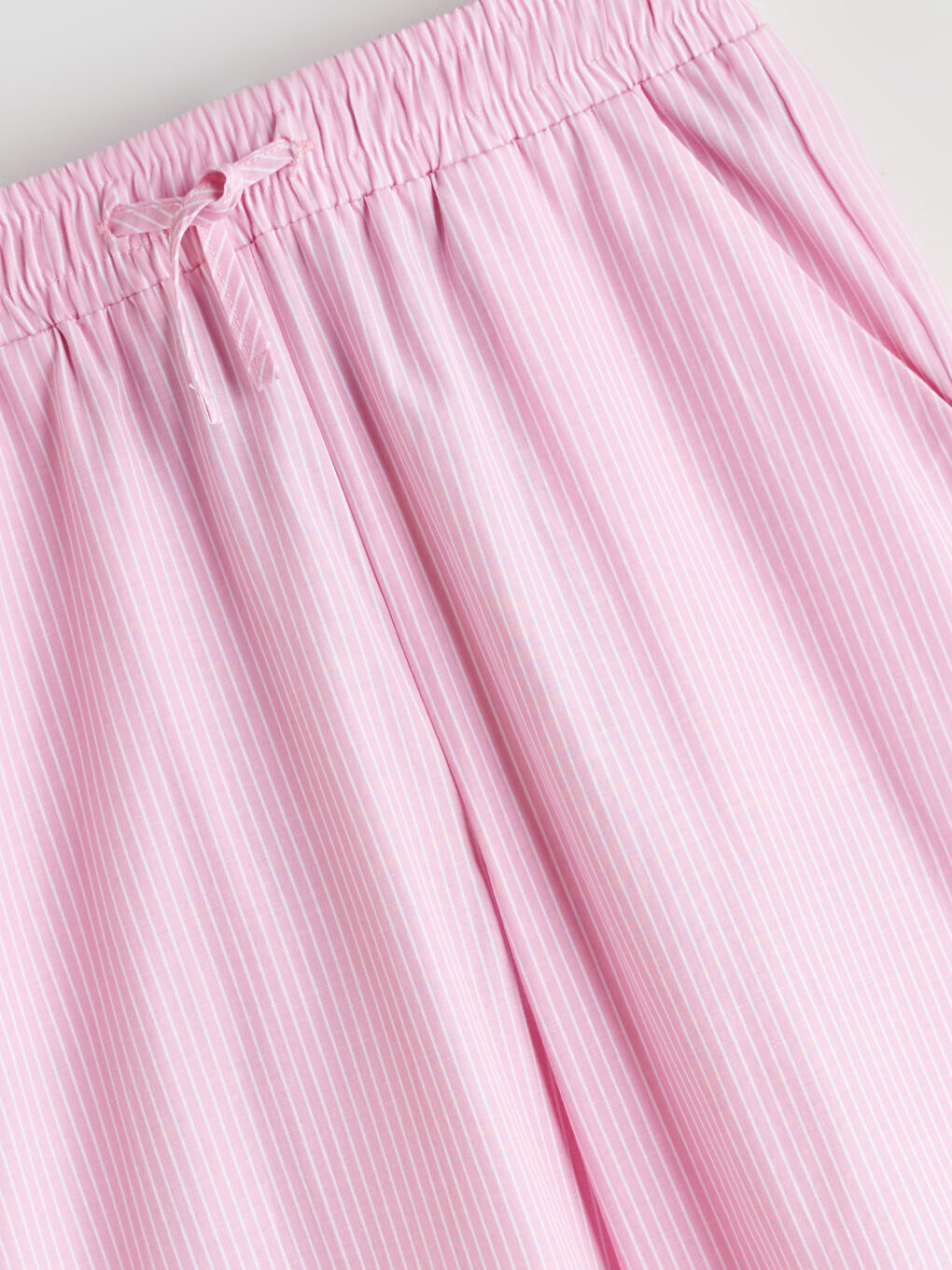 Elasticated Waist Striped Girls' Trousers-1