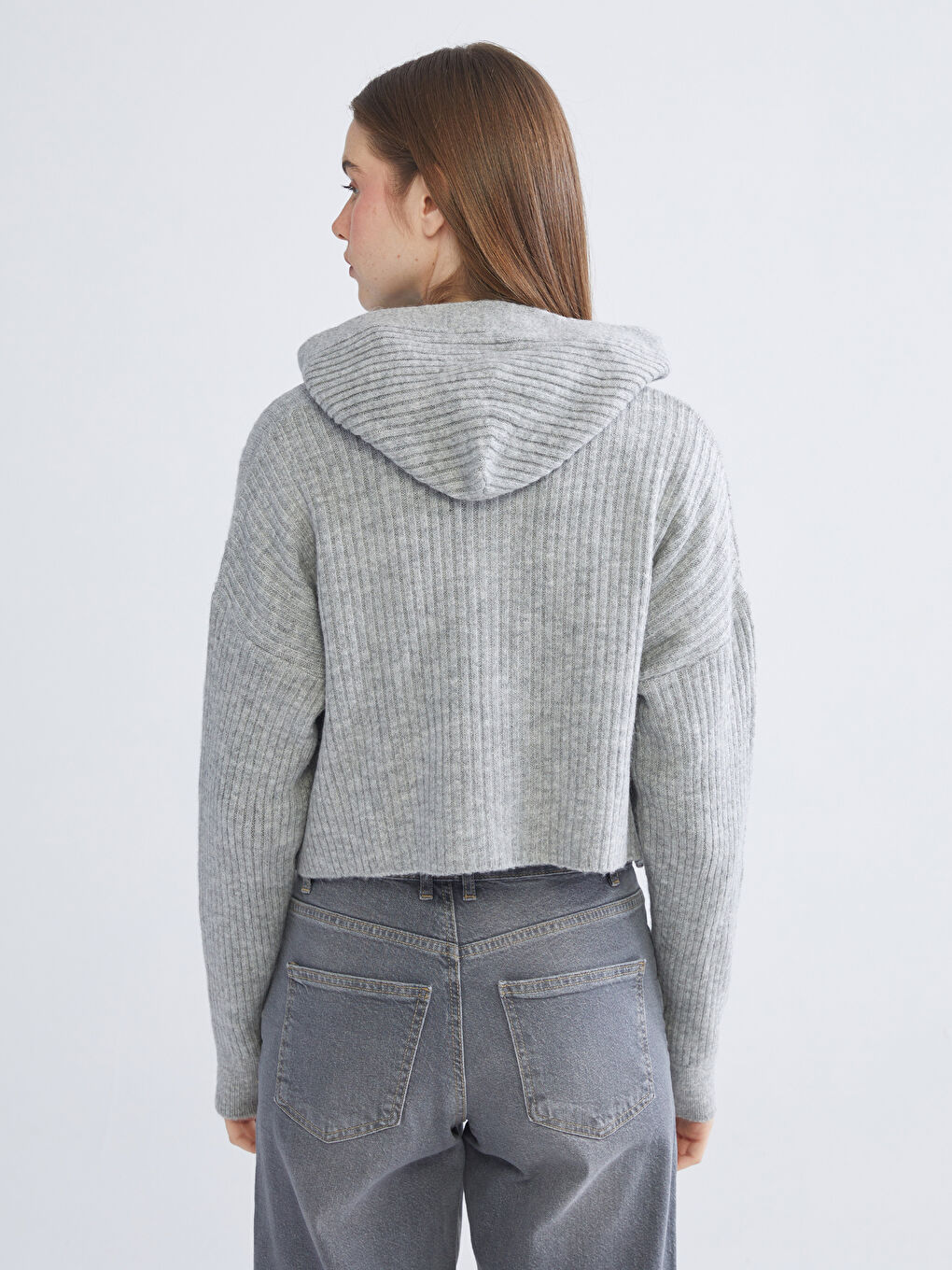 Жінка СІРИЙ Кардиган-3