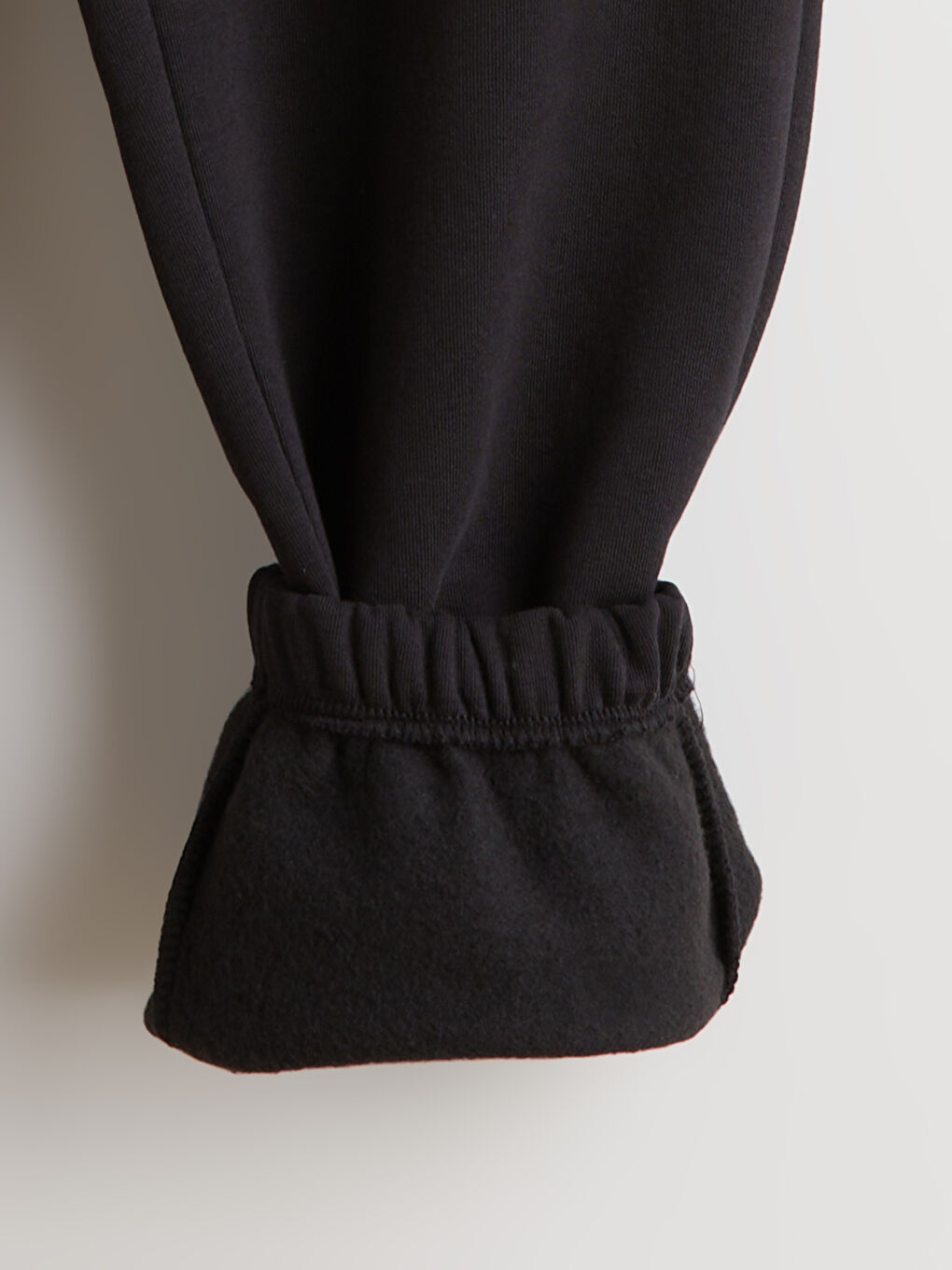 Siyah Standart Kalıp Erkek Jogger Eşofman Altı-5