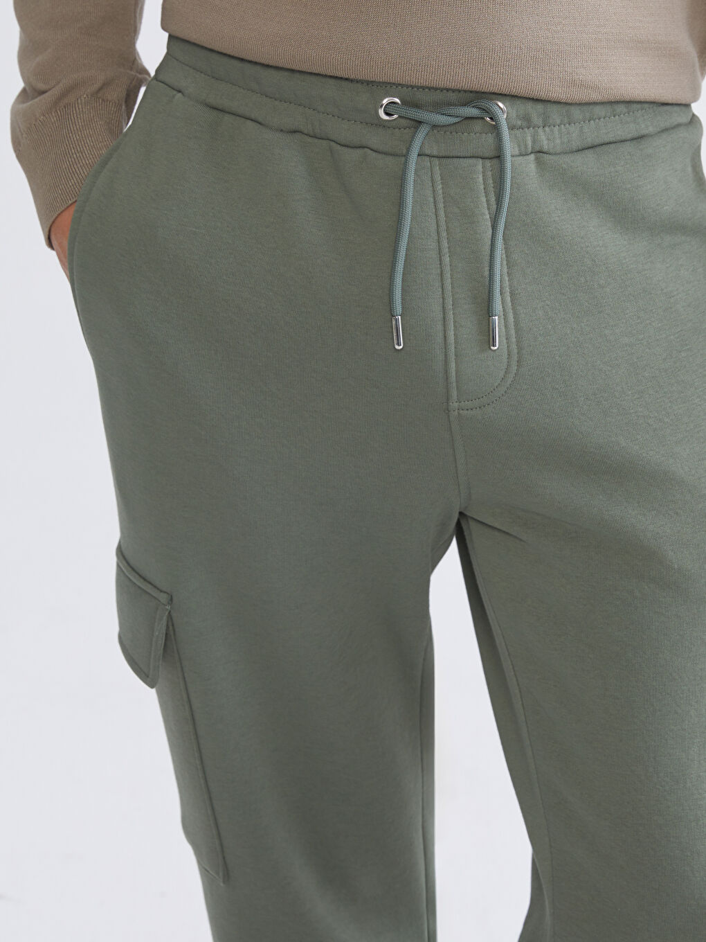 Yeşil Standart Kalıp Erkek Jogger Eşofman Altı-2