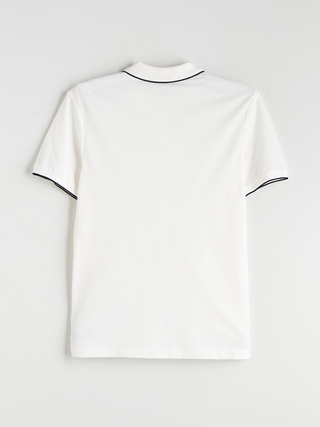Ekru Polo Yaka Pike Erkek Tişört-5