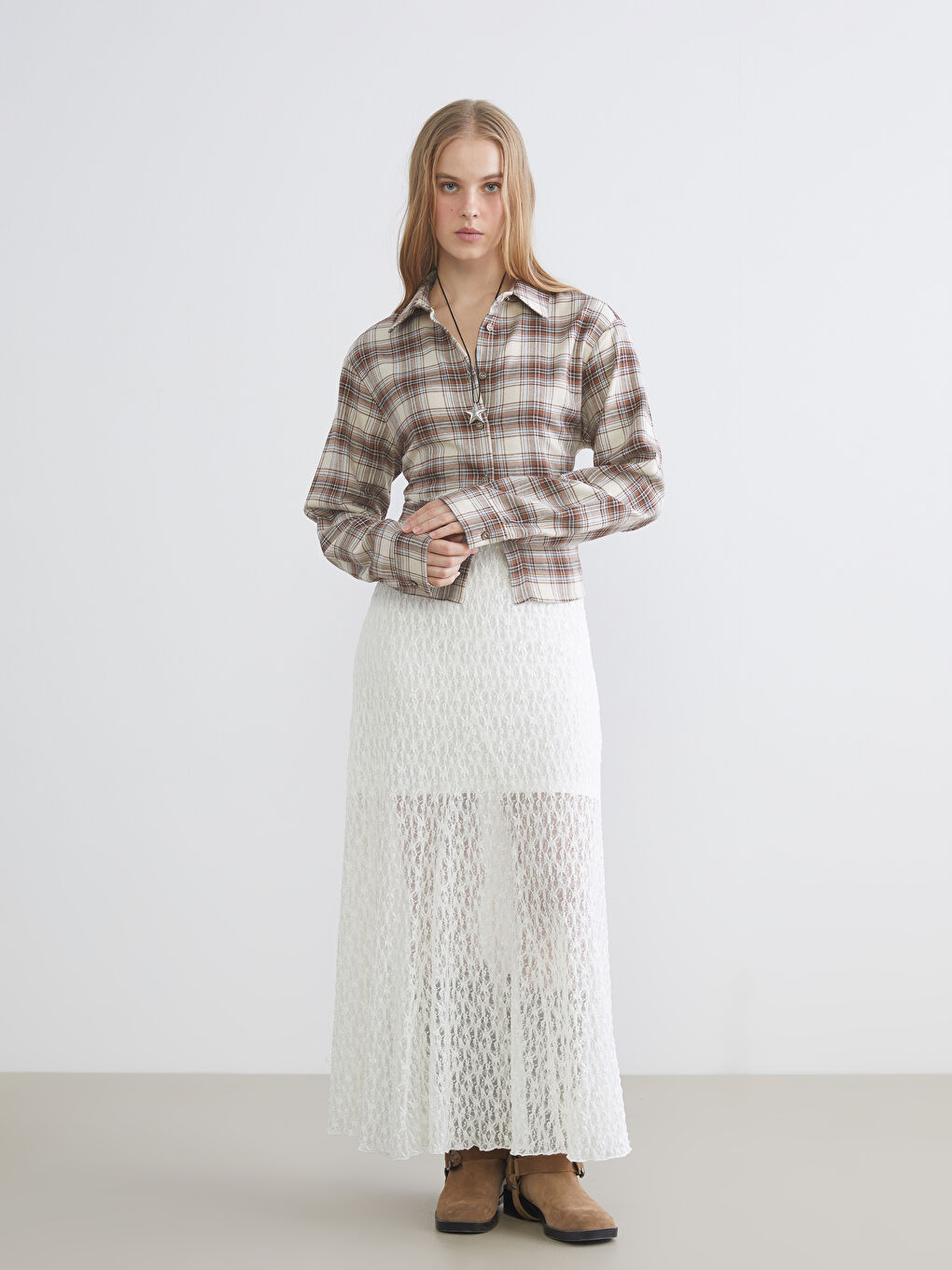 Plaid Women's Shirt-1
