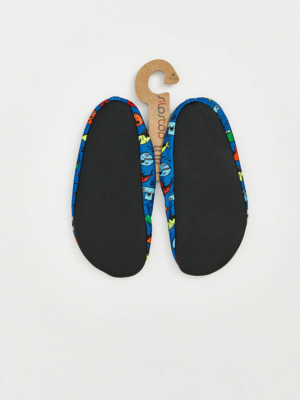 Mavi Baskılı Erkek Bebek Deniz Ayakkabısı-1