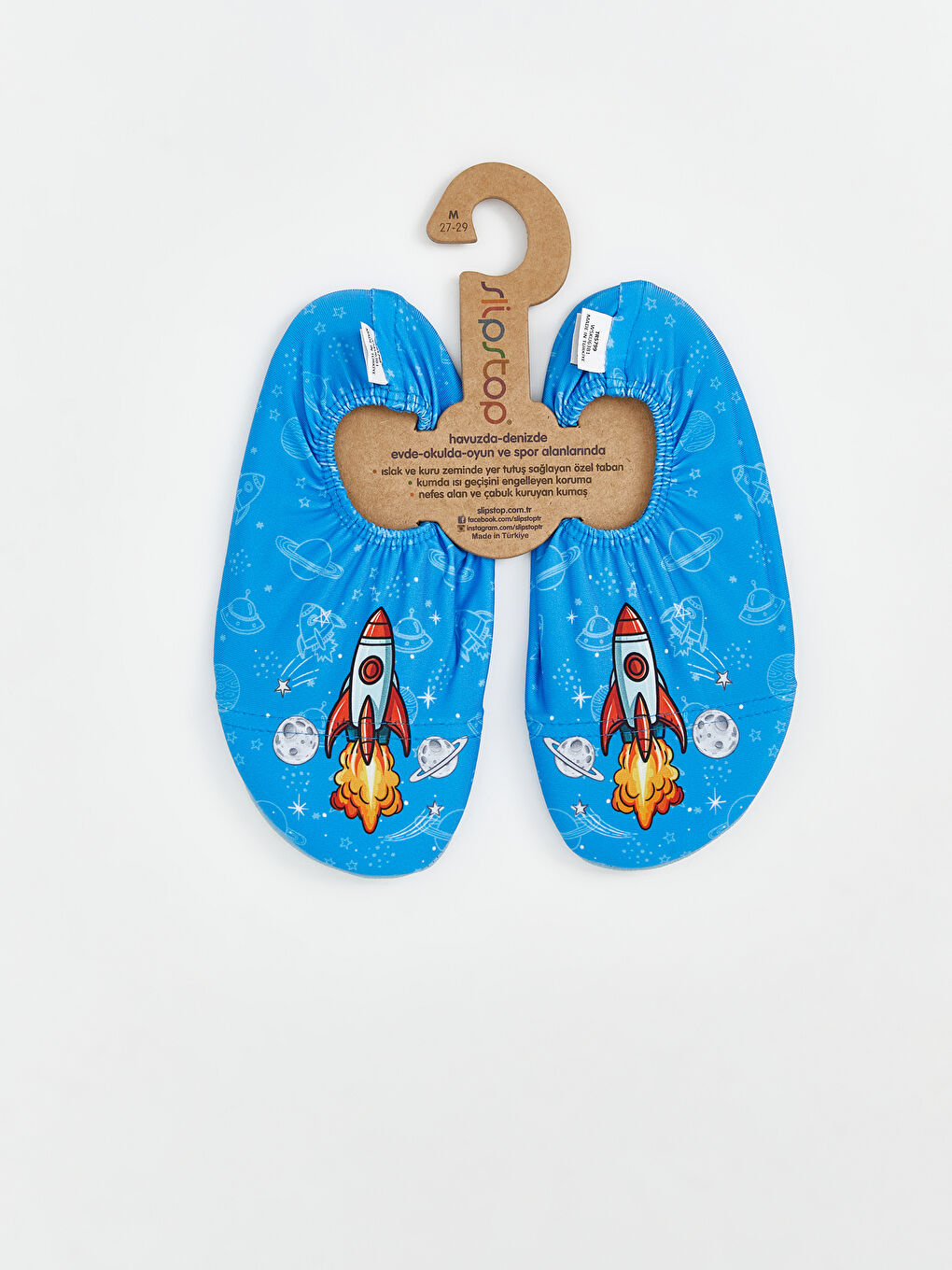 Mavi Baskılı Erkek Bebek Deniz Ayakkabısı