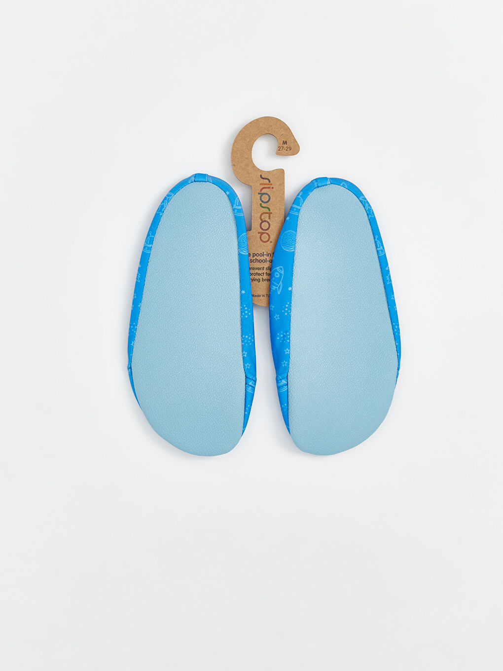 Mavi Baskılı Erkek Bebek Deniz Ayakkabısı-1