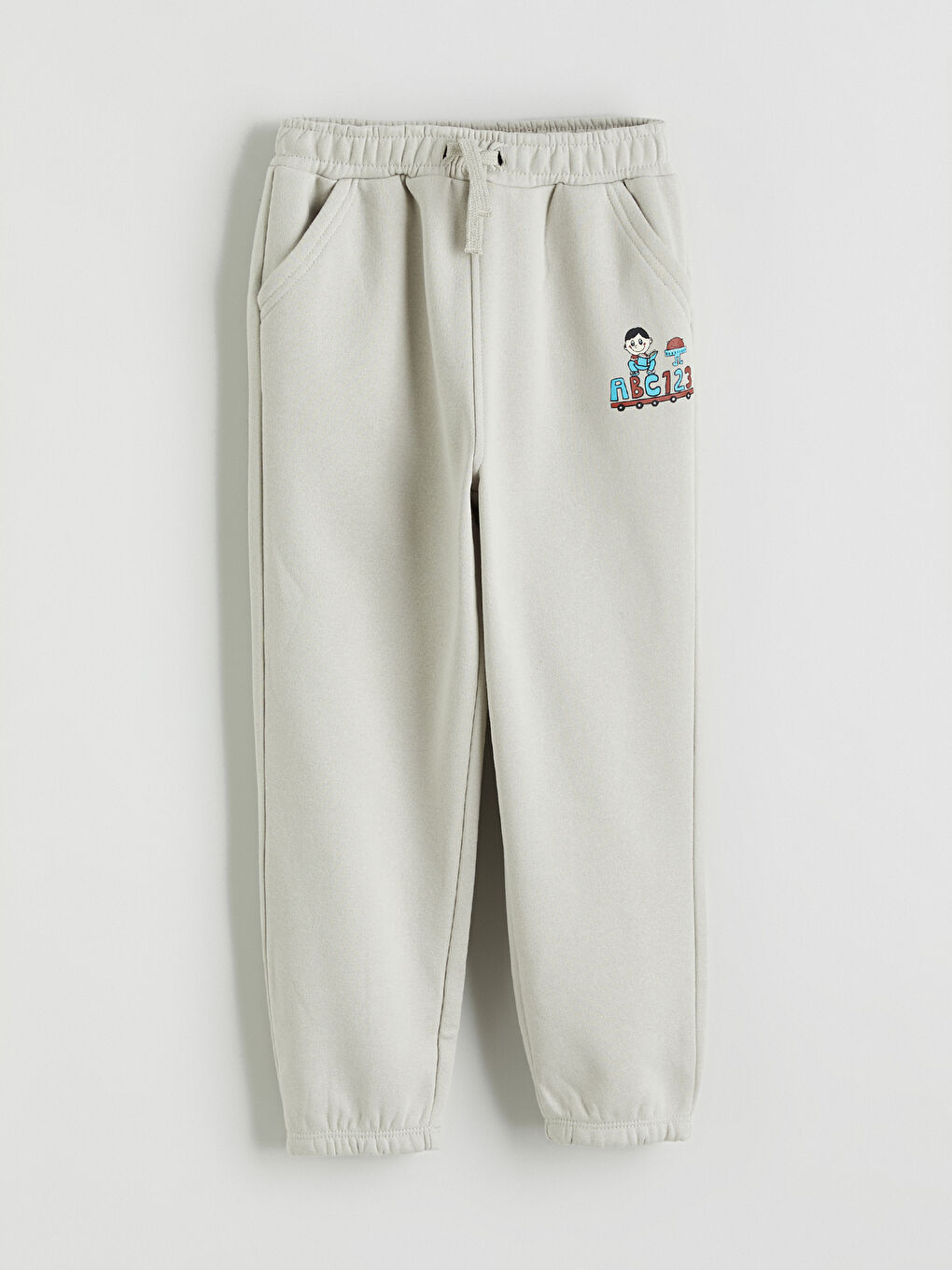 ელასტიური წელი ბიჭებისთვის სქელი ჯოგერ სპორტული შარვალი