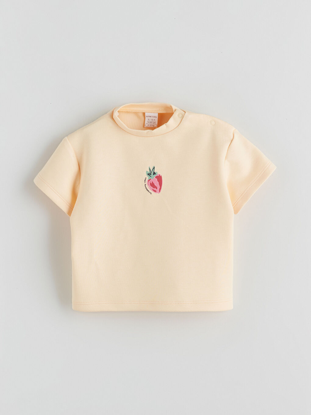 Turuncu Kız Bebek Tişört Ve Pantolon 2'li-1