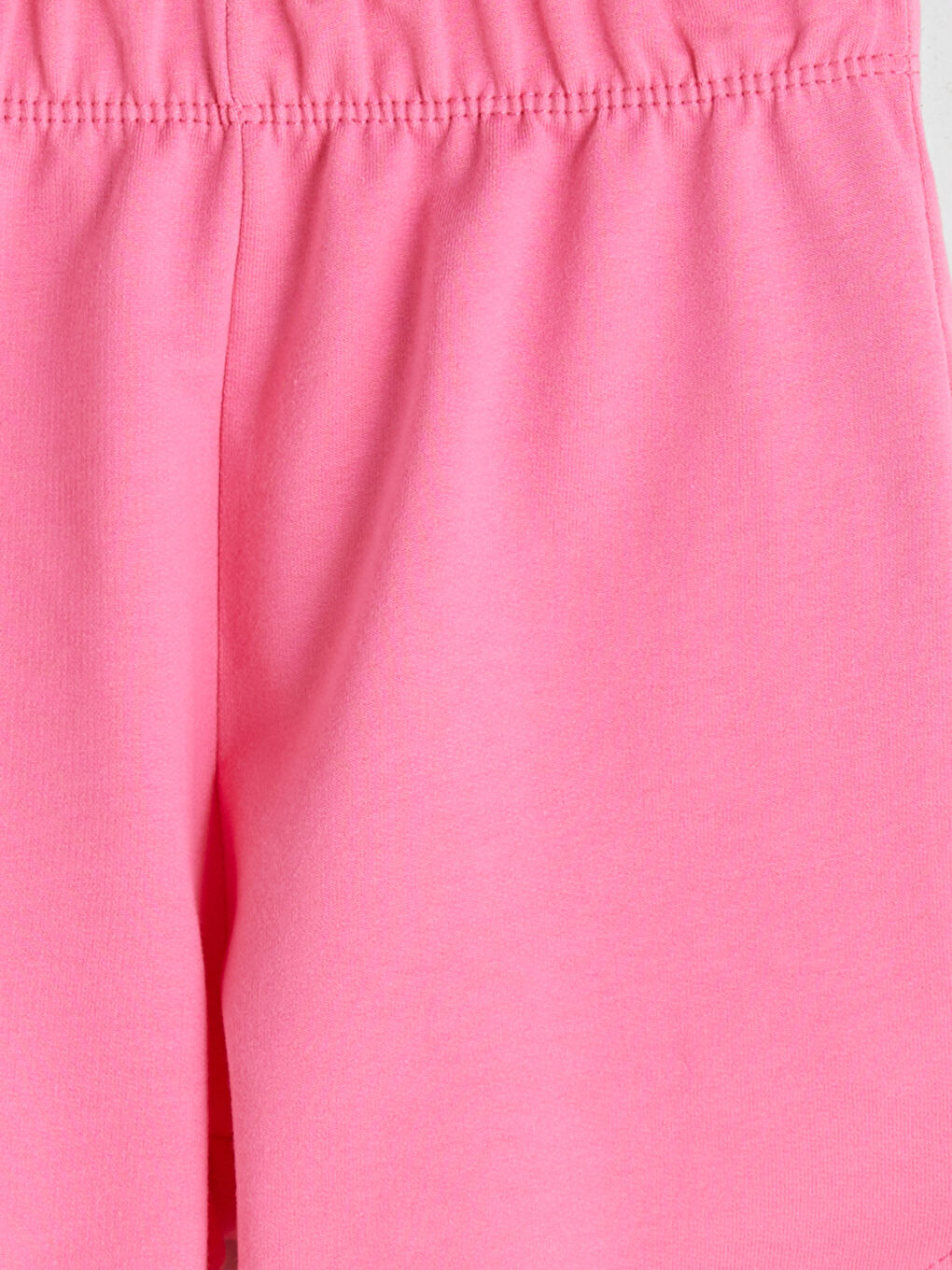 Pembe Beli Lastikli Kız Bebek Şort-2