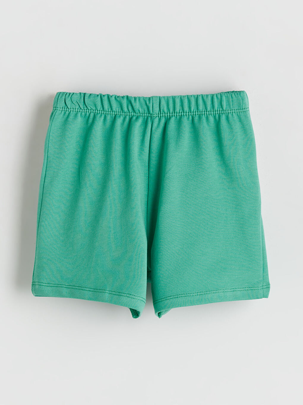 Yeşil Beli Lastikli Erkek Bebek Şort