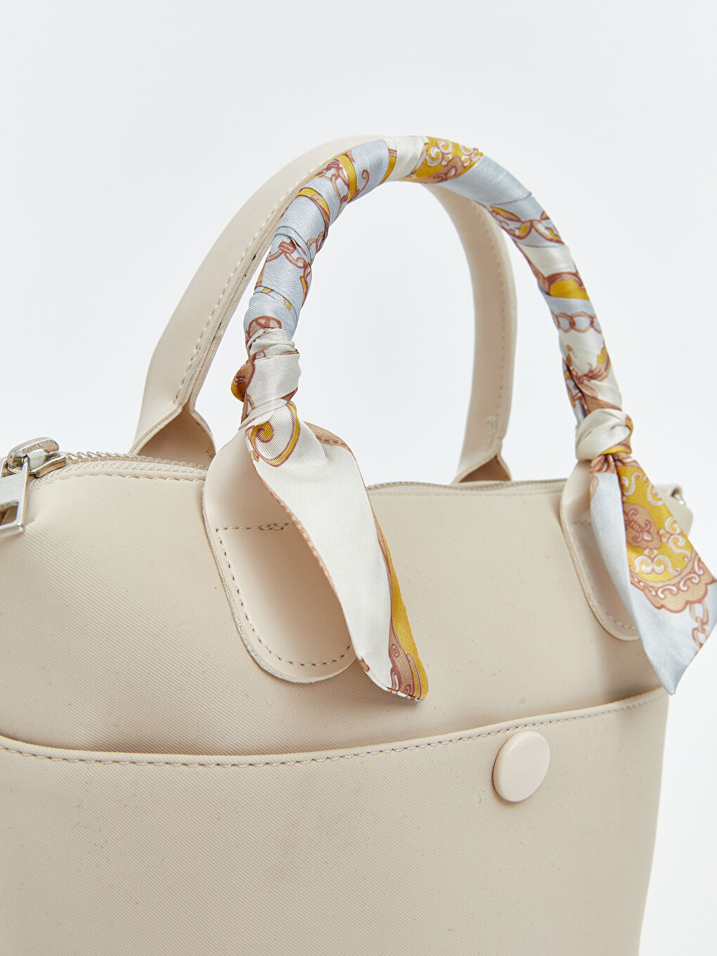 Bej Çıkarılabilir Askılı Kadın Omuz Çantası-2