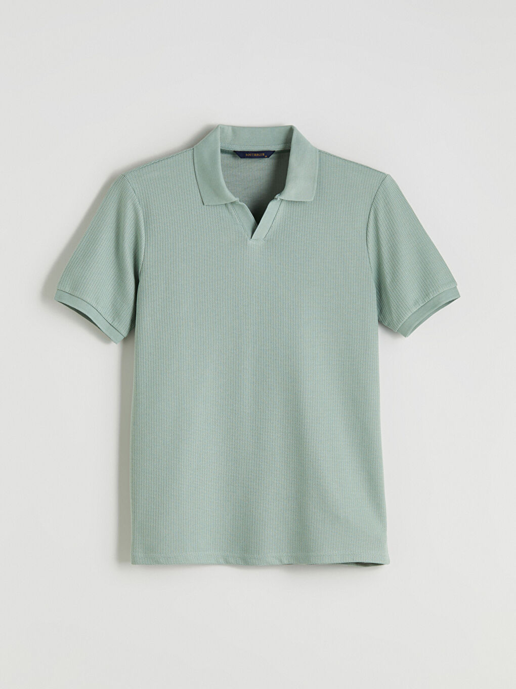 Yeşil Polo Yaka Erkek Tişört-4