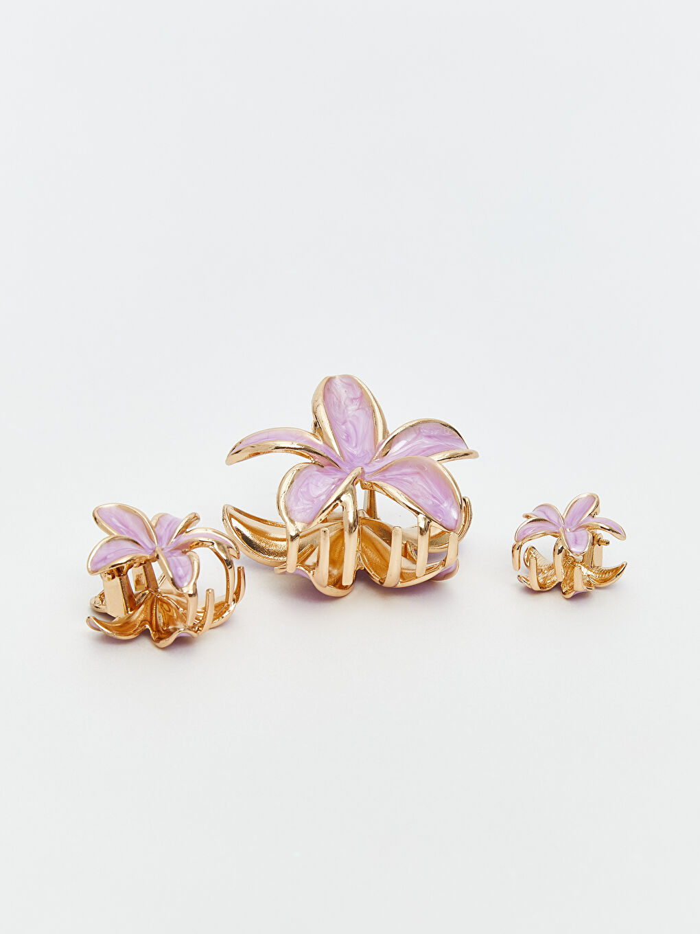 Floral Women's Claw Clip Set 3-packs-1