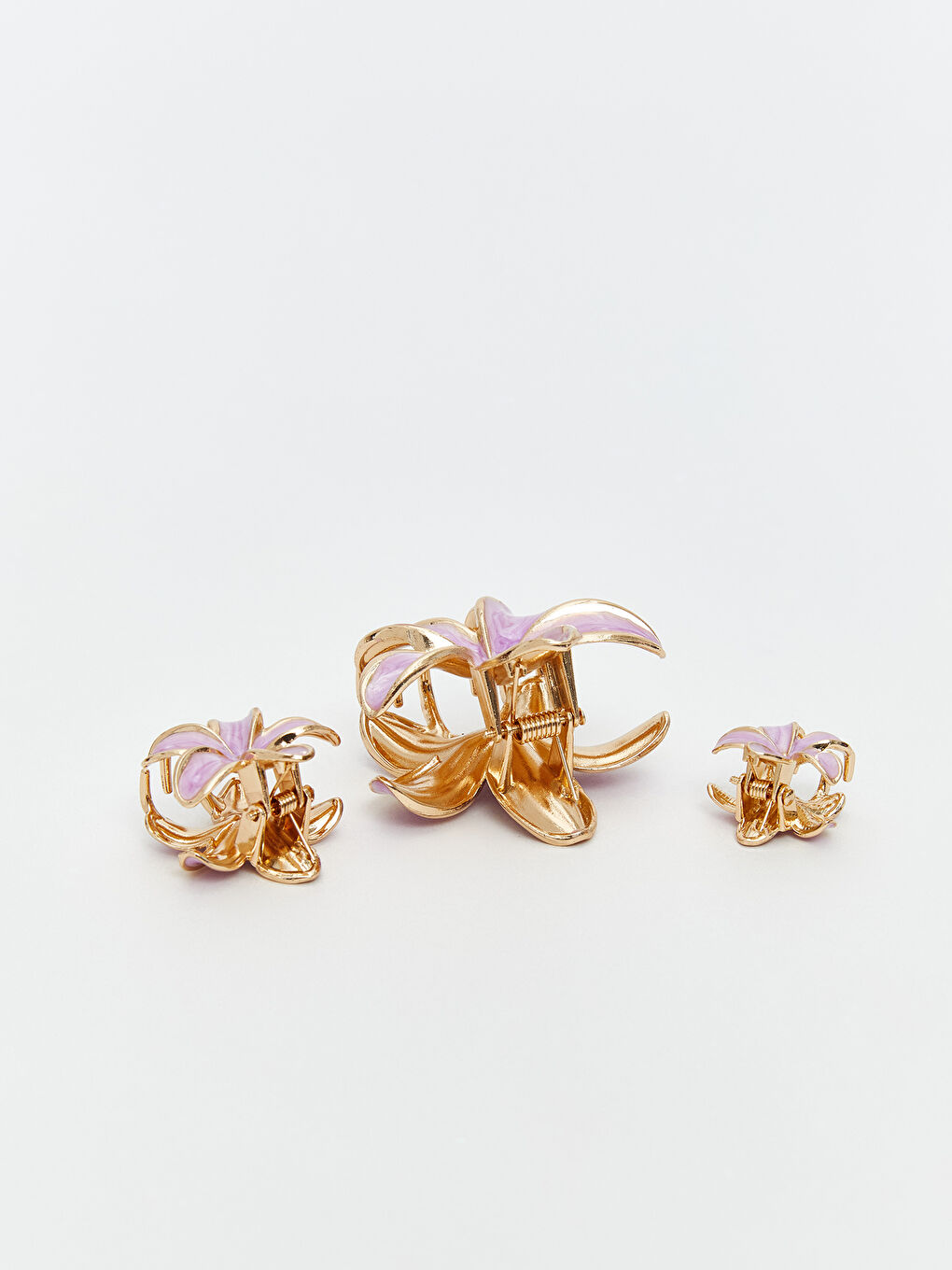 Floral Women's Claw Clip Set 3-packs-2
