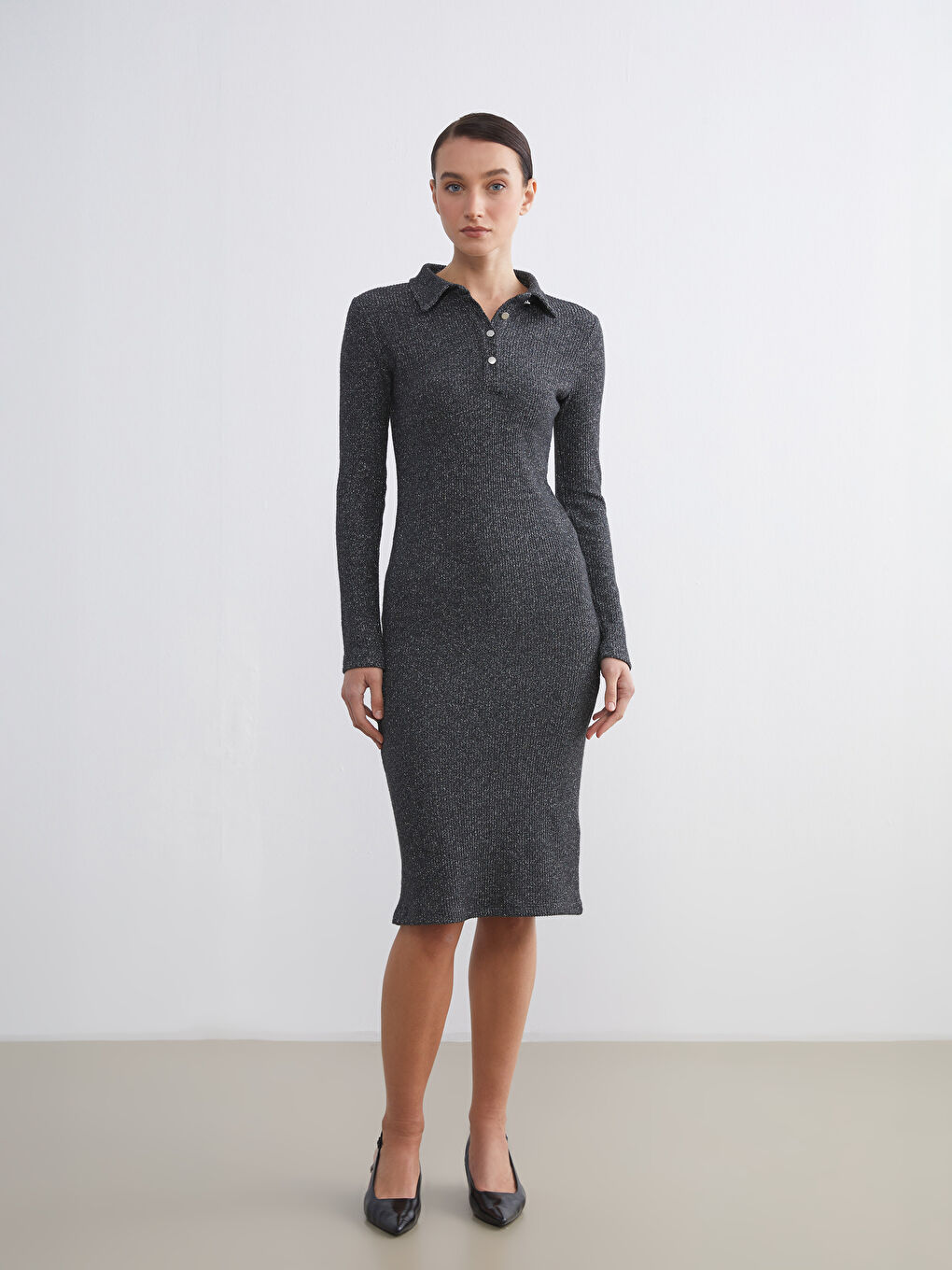 CRNA Haljina Žena-1