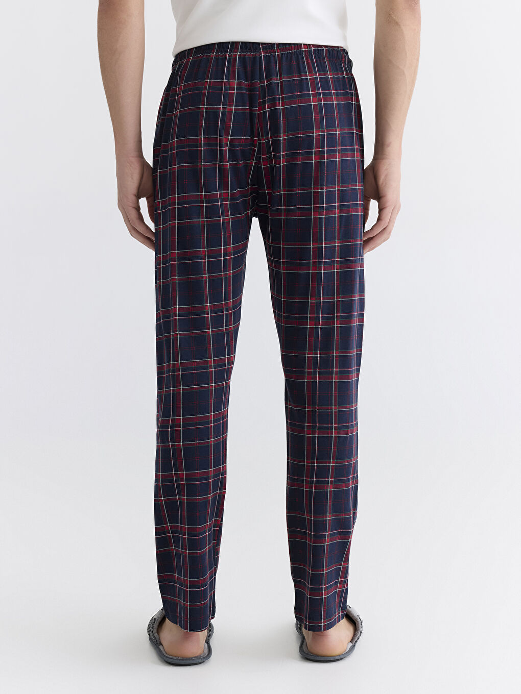 Lacivert Standart Kalıp Erkek Pijama Alt 2'li-5