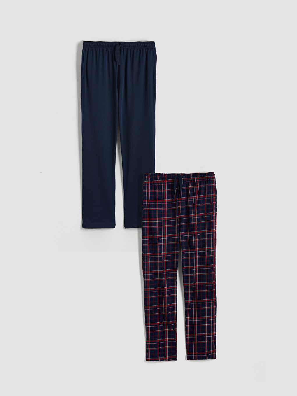 Lacivert Standart Kalıp Erkek Pijama Alt 2'li-6