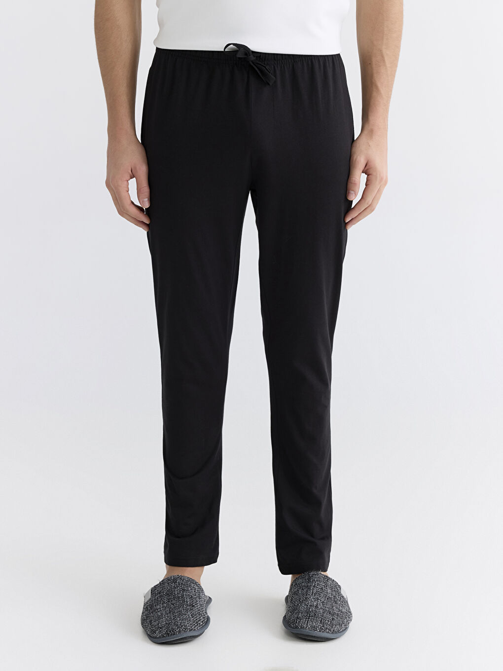 Lacivert Standart Kalıp Erkek Pijama Alt 2'li-3