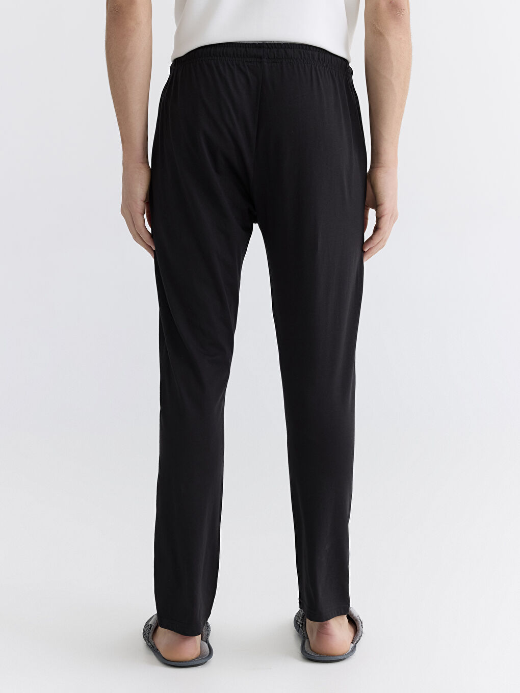 Lacivert Standart Kalıp Erkek Pijama Alt 2'li-5