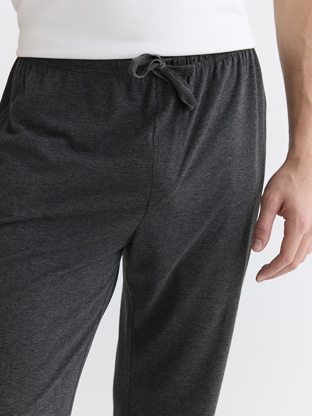 Lacivert Standart Kalıp Erkek Pijama Alt 2'li-4