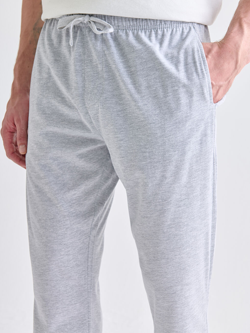 Lacivert Standart Kalıp Erkek Pijama Alt 2'li-5