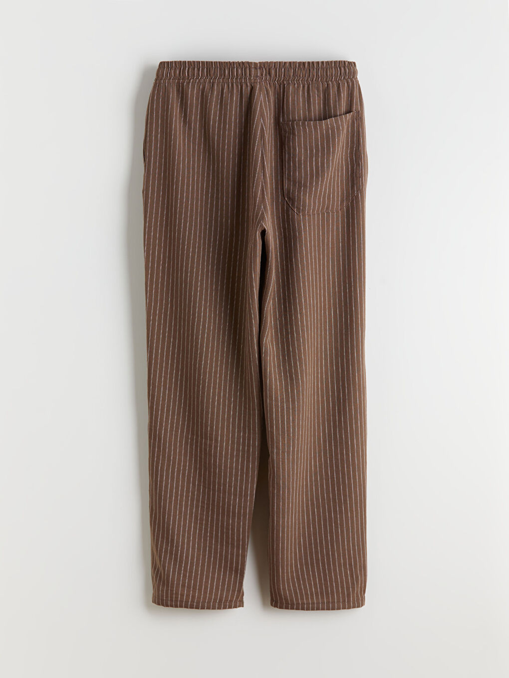 Kahverengi Rahat Kalıp Erkek Pantolon-5