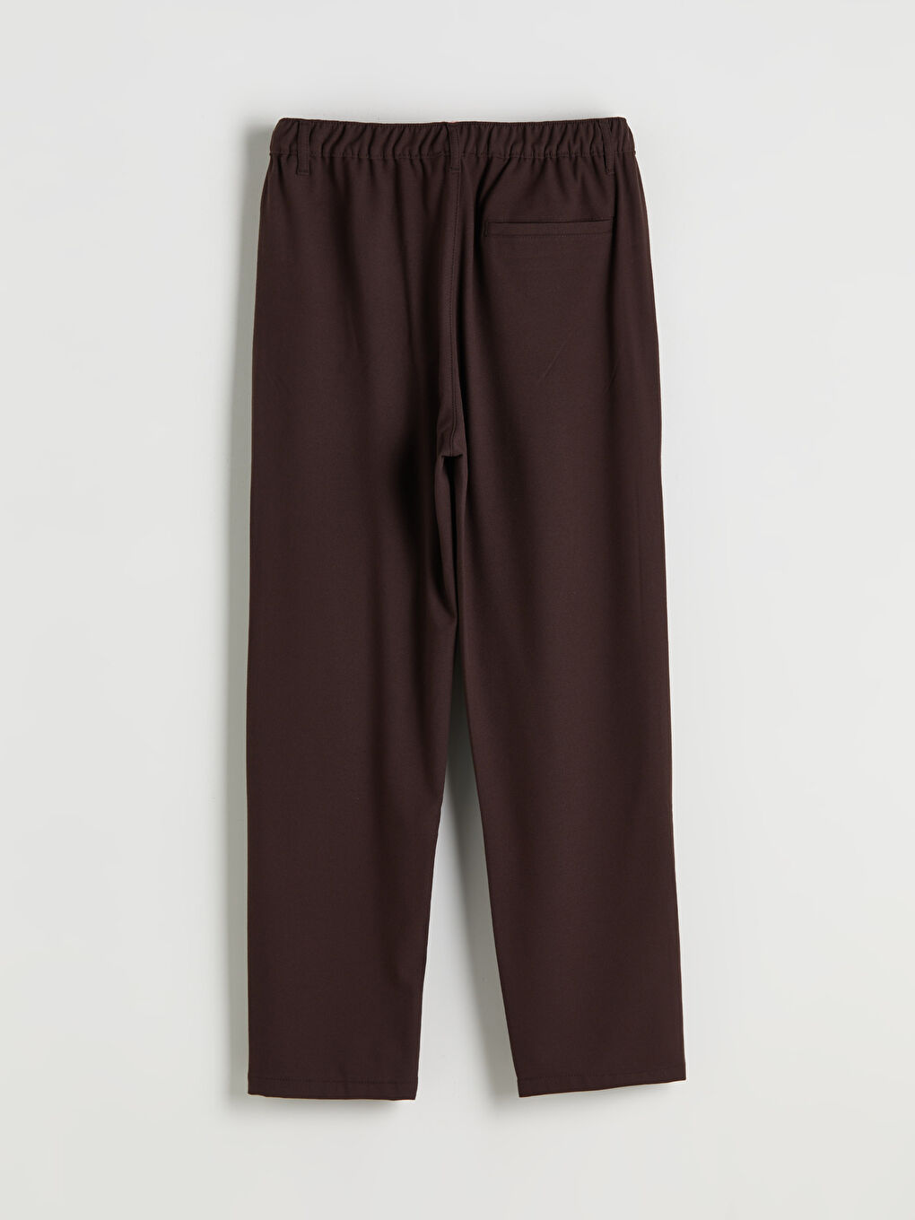 Kahverengi Rahat Kalıp Erkek Pantolon-5