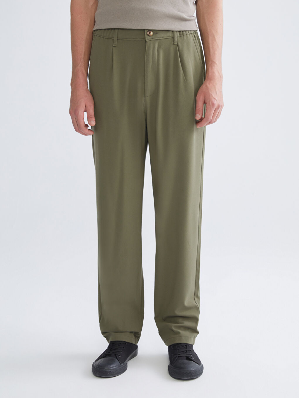 Relaxed Fit Men's Trousers-2