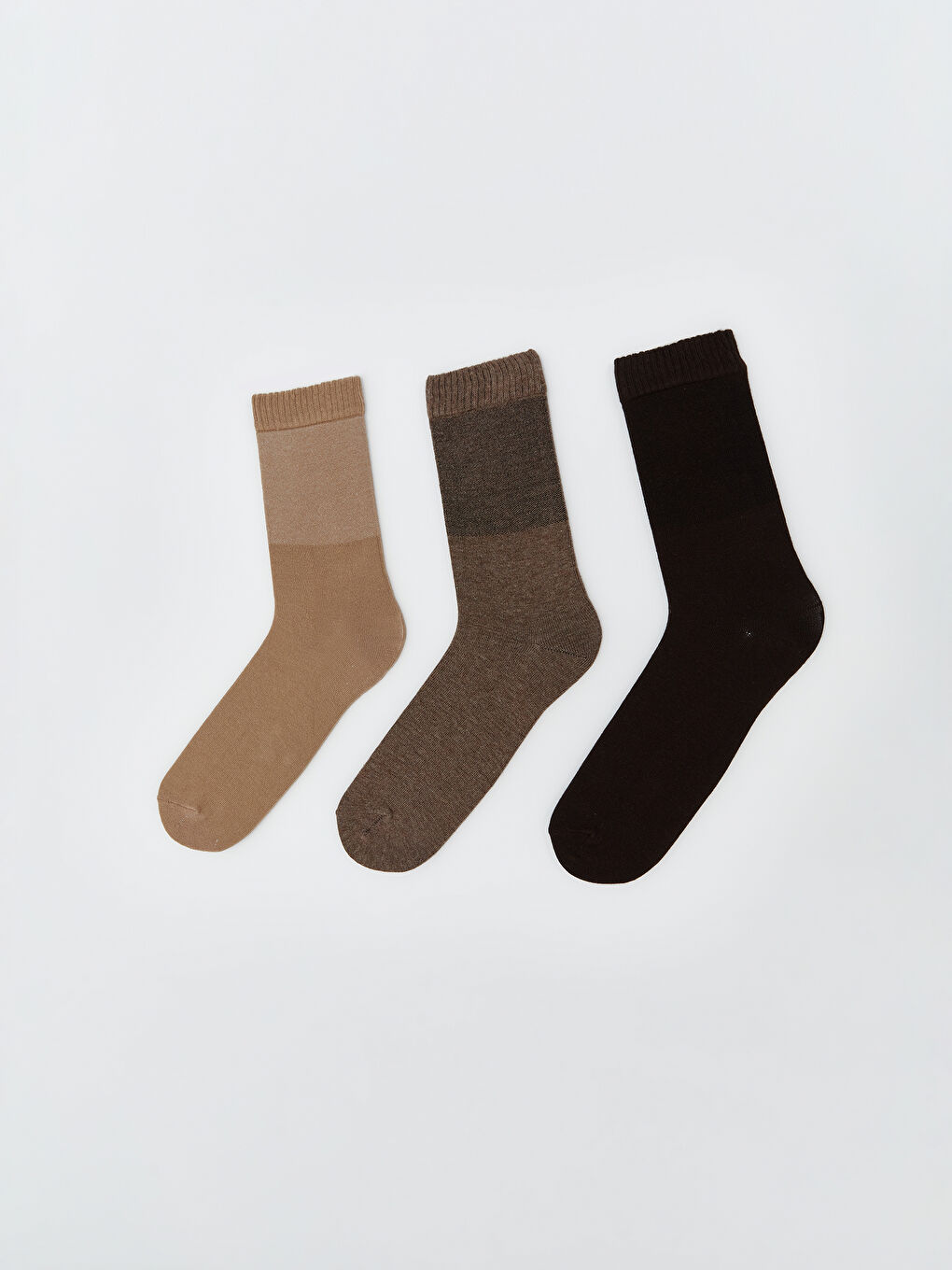 LCW ACCESSORIES Men's Ankle Socks 3-Pack -W5KY47Z8-10W