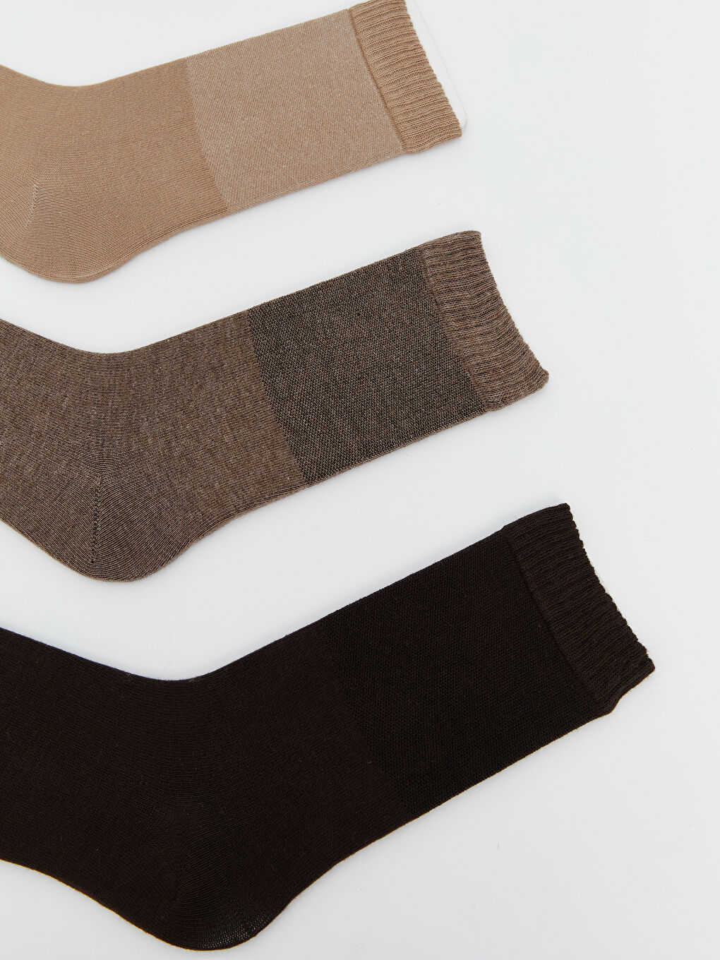 LCW ACCESSORIES Men's Ankle Socks 3-Pack -W5KY47Z8-10W