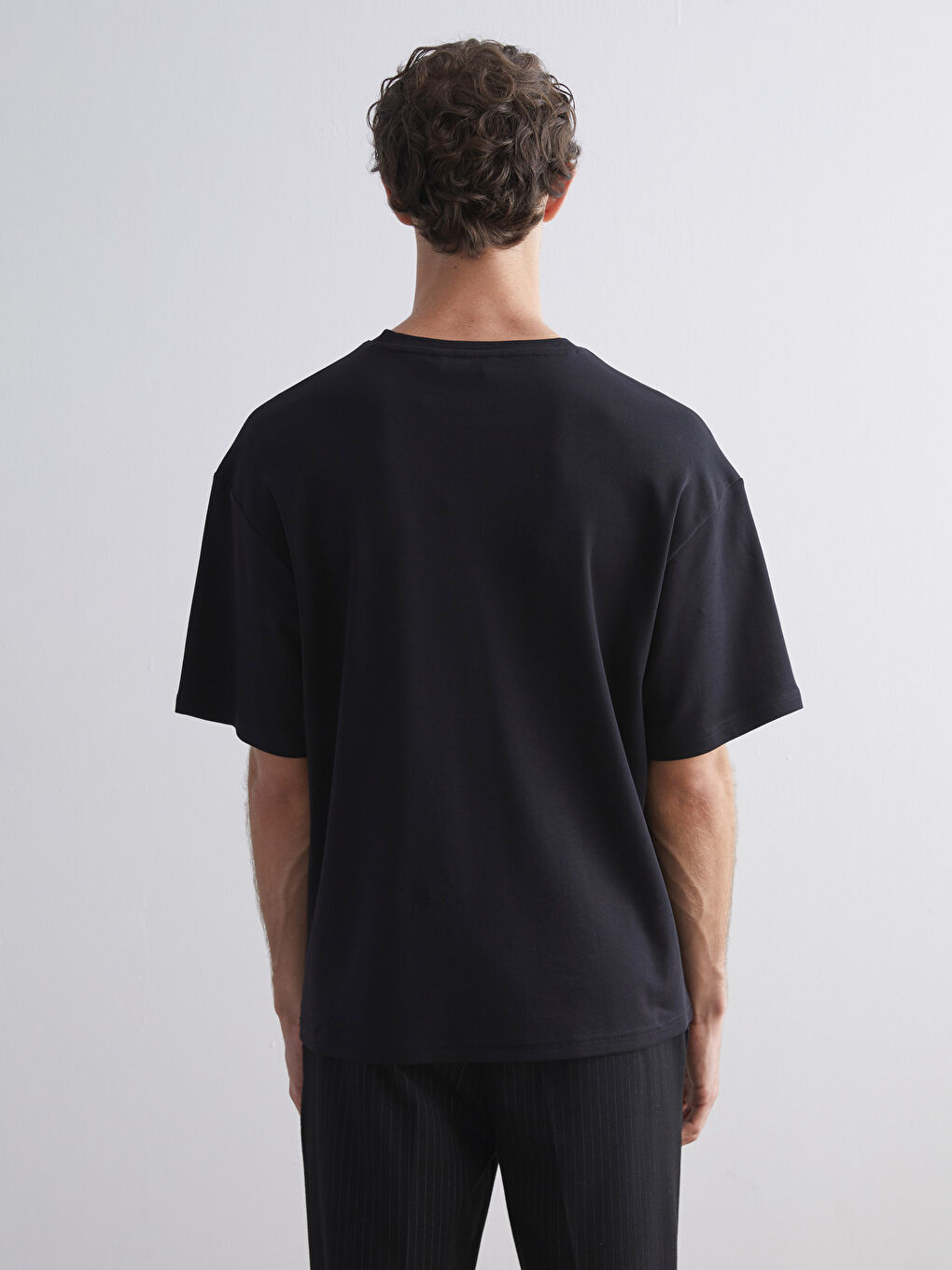 Crew Neck Printed Jersey Men's T-Shirt-3
