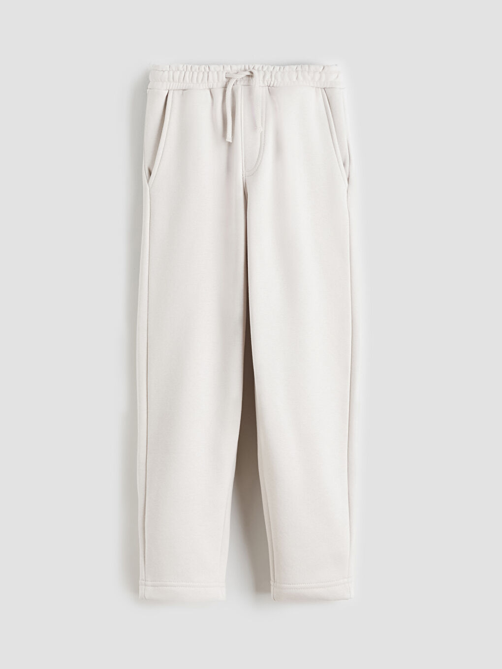 Bej Beli Lastikli Erkek Çocuk Eşofman Alt