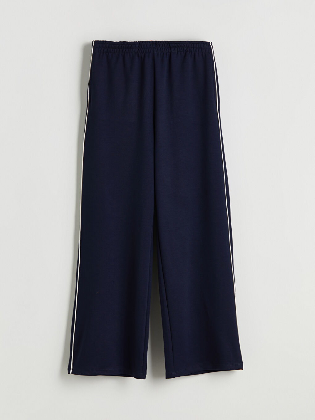 Lacivert Beli Lastikli Kız Çocuk Eşofman Alt