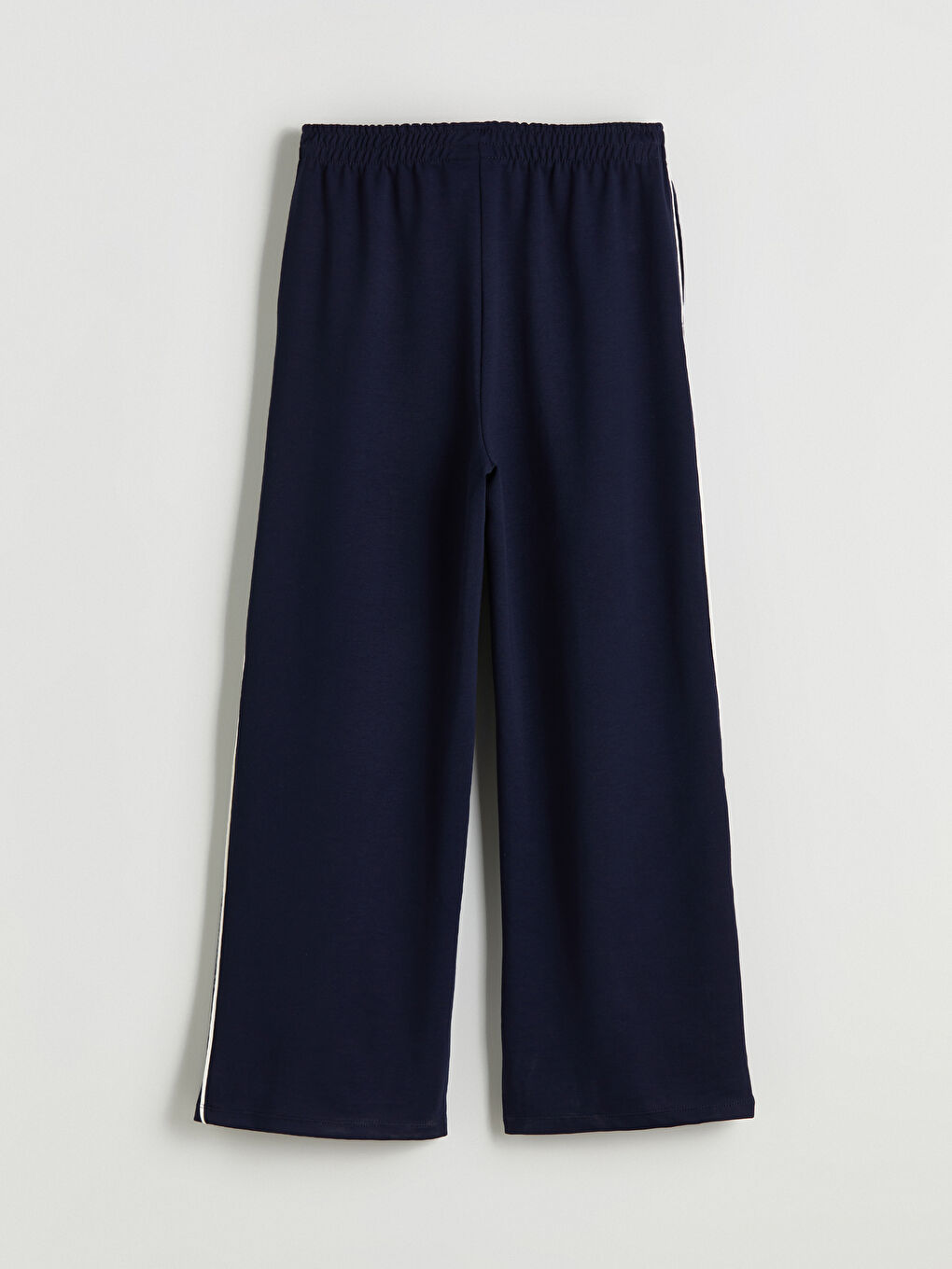 Lacivert Beli Lastikli Kız Çocuk Eşofman Alt-1