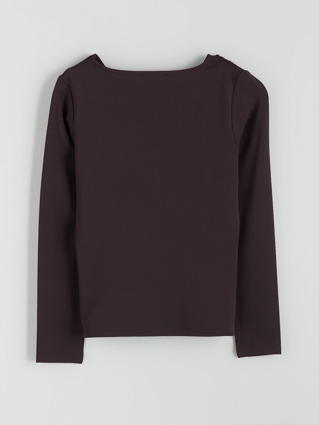 V-Neck Gathered Blouse-5