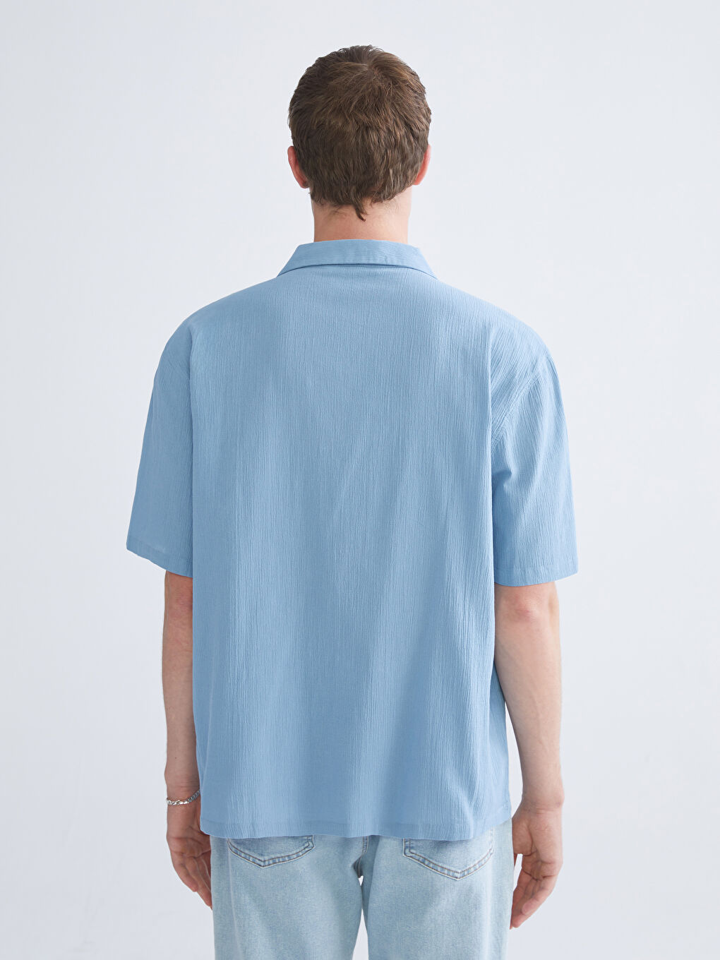 Mavi Regular Fit Resort Yaka Kısa Kollu Erkek Gömlek-3