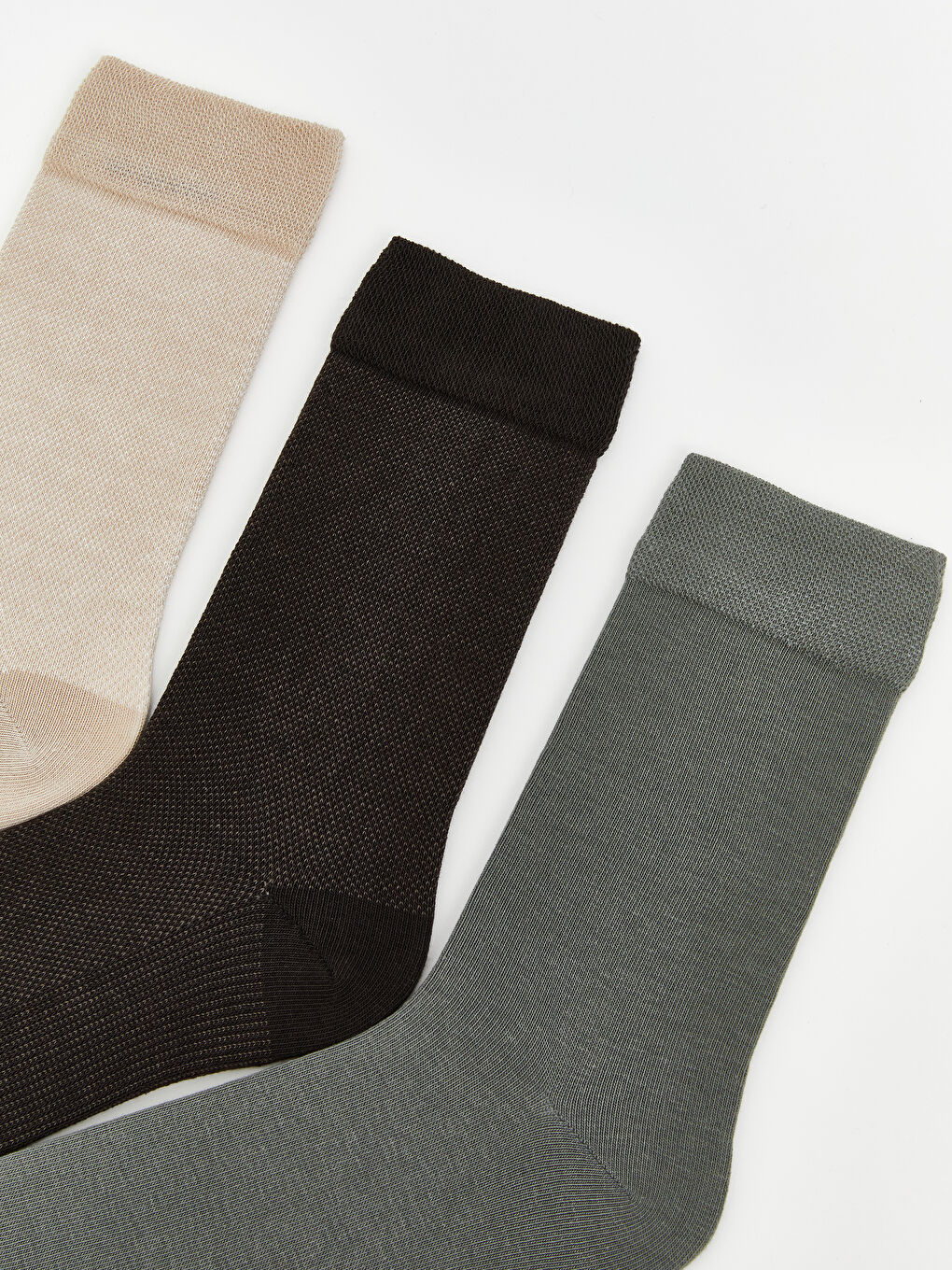 LCW ACCESSORIES Men's Ankle Socks 3-Pack -W5KY97Z8-K00
