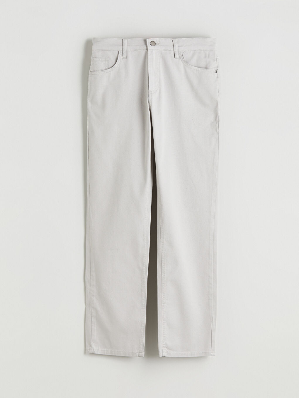 Bej Standart Kalıp Erkek Pantolon-4