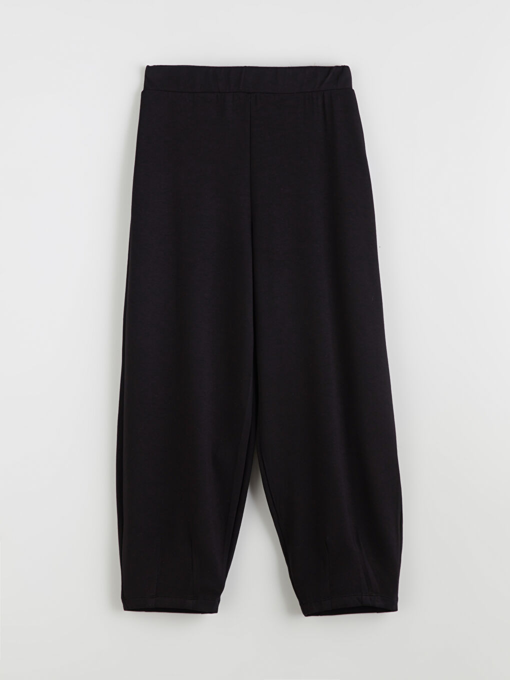 Siyah Beli Lastikli Kadın Eşofman Altı-5