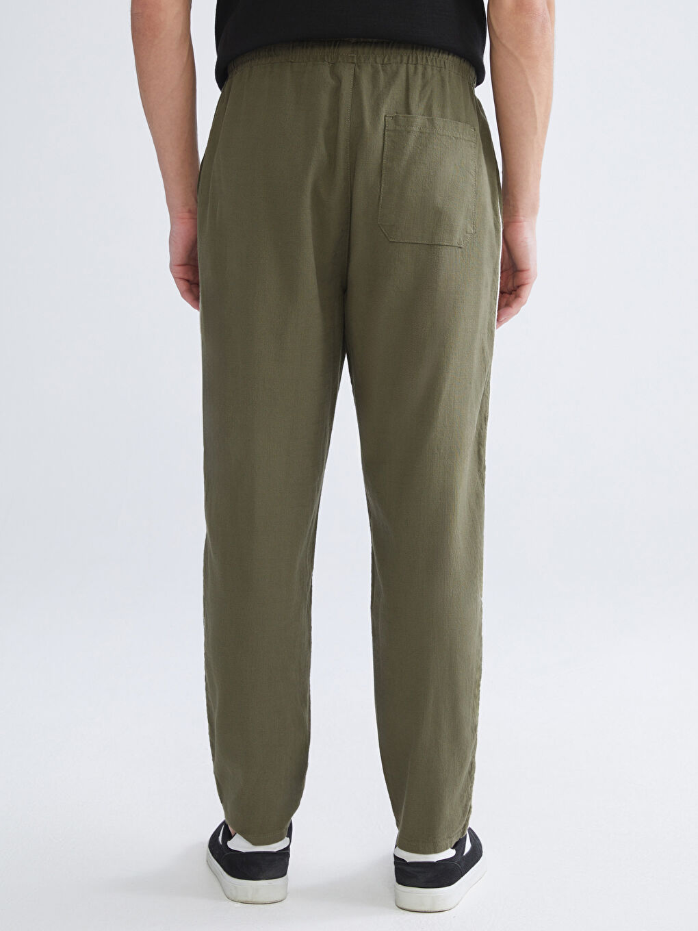 Haki Rahat Kalıp Erkek Pantolon-3