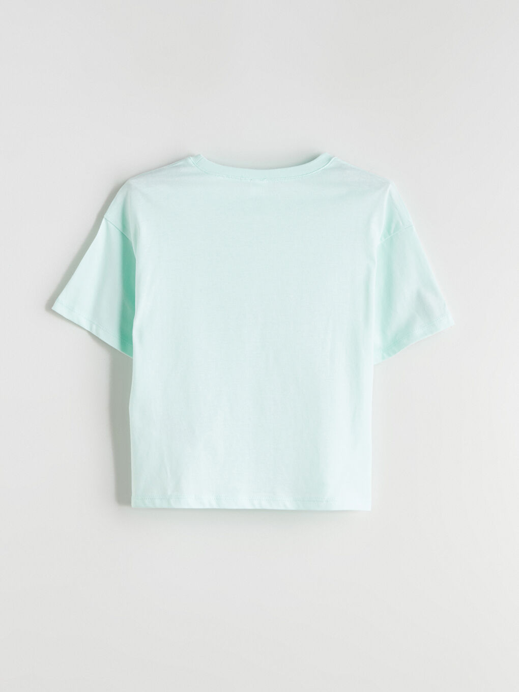 Turkuaz Bisiklet Yaka Baskılı Kız Çocuk Pijama Takımı-3