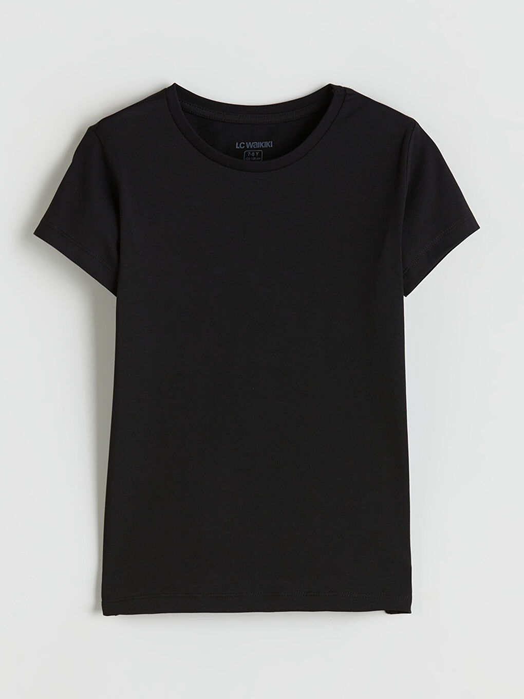 Siyah Bisiklet Yaka Erkek Çocuk Fanila 2'li-3