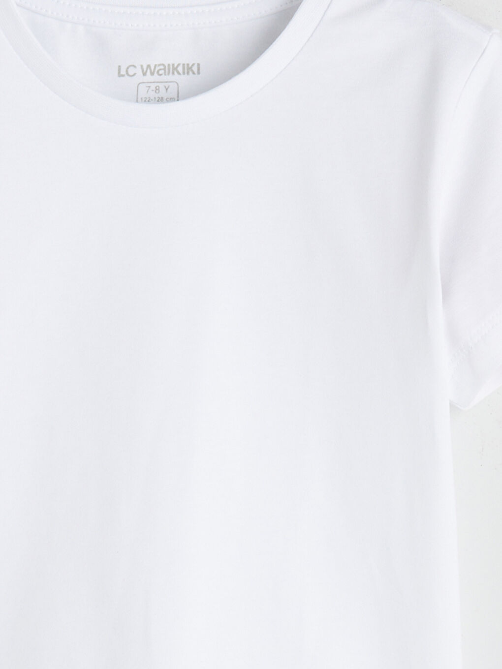 Beyaz Bisiklet Yaka Erkek Çocuk Fanila 2'li-5