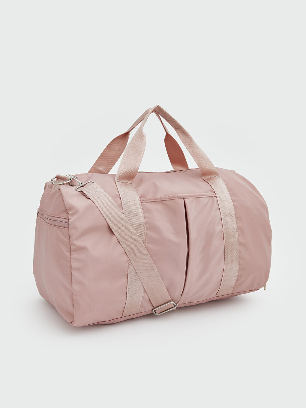 Pembe Çok Bölmeli Kadın Spor Çantası-1